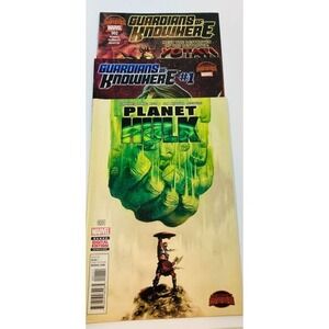 Guardians Of Knowhere & Planet Hulk Comic Lot (2) Marvel